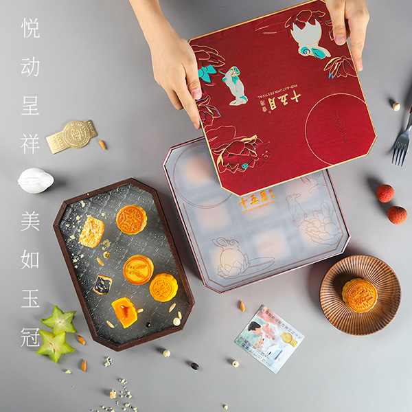 玲珑绣月月饼礼盒